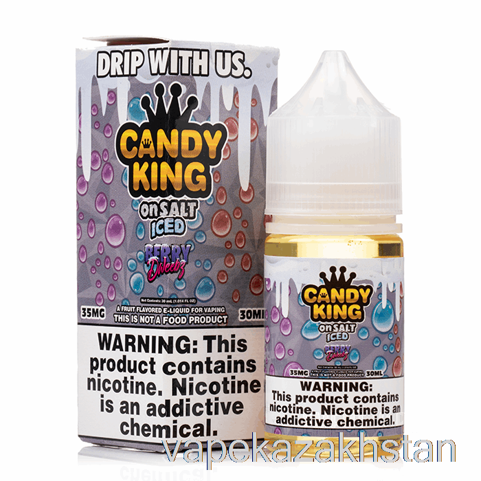 Vape Disposable ICED Berry Dweebz - Candy King On Salt - 30mL 35mg